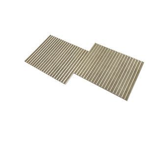 GREAT WOOD ไม้ฝ้าระแนง PS รุ่นJC1368-4043 ขนาด 302x7x2900 มม. สีlinen & Silver