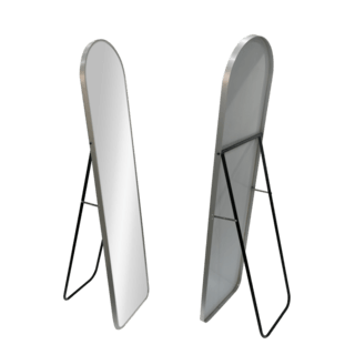 Nice กระจกมีกรอบอะลูมิเนียมตั้งพื้น รุ่น โอลีเวีย-ซิลเวอร์ ขนาด 40x150 ซม. สีเงิน