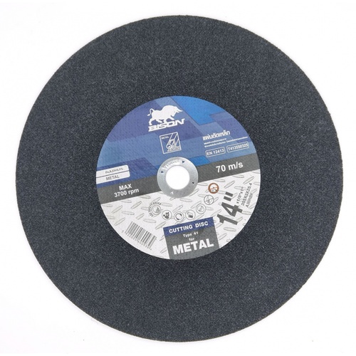 BISON แผ่นตัดเหล็ก 14 นิ้ว T41-355X3X25.40