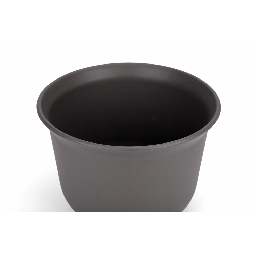 Tree  O กระถางต้นไม้ รุ่น 6PY006-GY ขนาด 30.6 x 30.6 x 21 ซม. (12นิ้ว) สีเทา