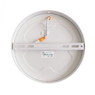 HI-TEK โคมดาวน์ไลท์ LED แบบติดลอยหน้ากลม 6นิ้ว 12W รุ่น ECO SERIES  แสงวอร์มไวท์