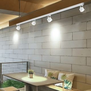 EILON แทร็กไลท์ LED หน้าสี่เหลี่ยม  6W รุ่นTP-STL-W6WW แสงวอร์มไวท์ สีขาว