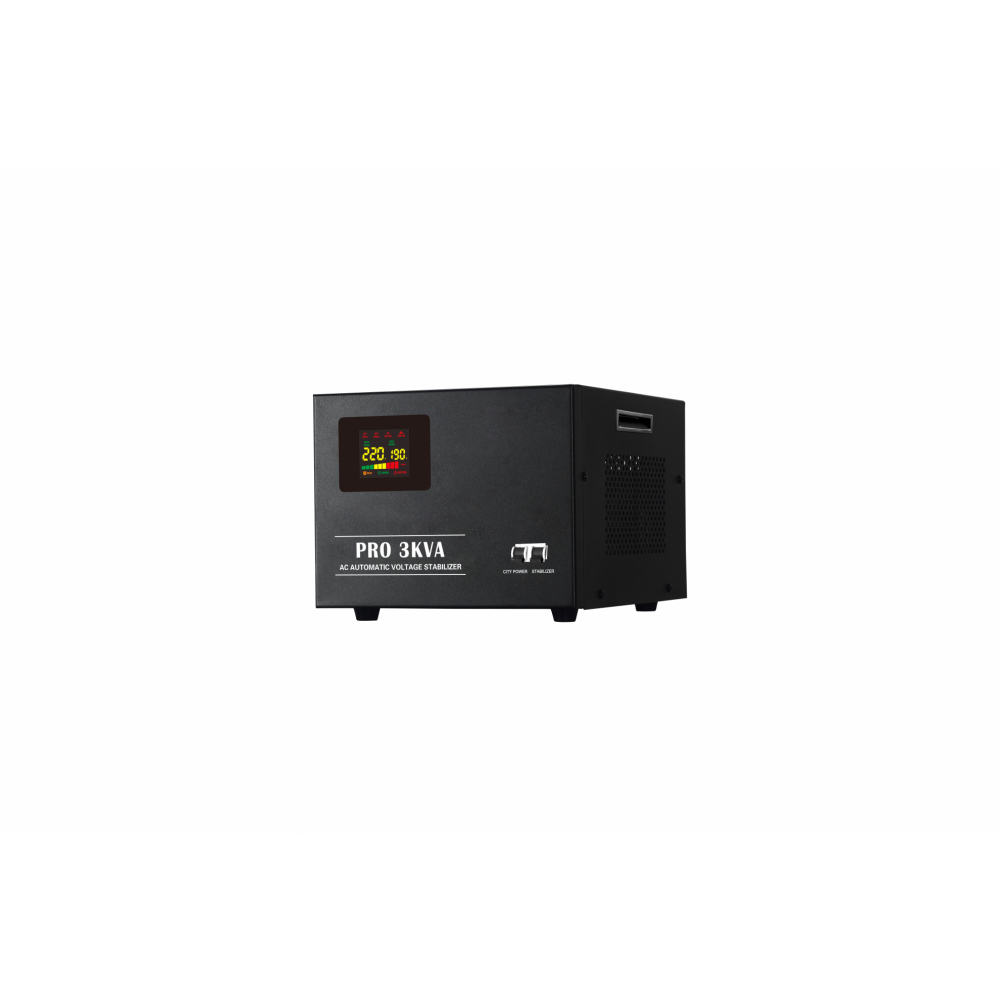 Gentec เครื่องปรับแรงดันกระแสไฟ ขนาด 3000VA รุ่น PRO-3000VA สีดำ