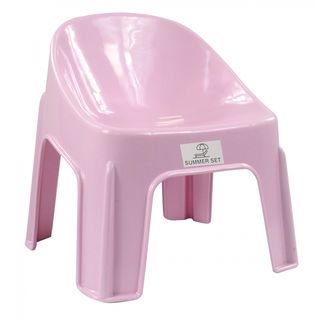 SUMMER SET เก้าอี้พลาสติกพนักพิง  รุ่นแฟนซี FT-224/A สีม่วง