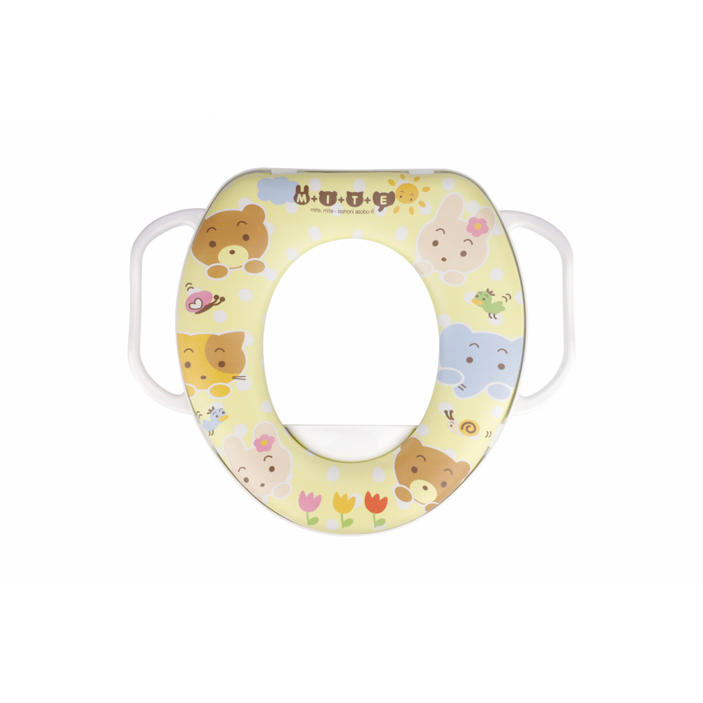 Primo Kids ฝารองนั่งเด็กพร้อมมือจับ รุ่น 3YB302-YE ขนาด 29.5x36x7 ซม. สีเหลือง