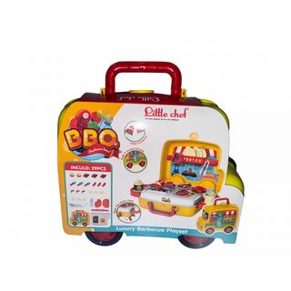 TOYS ของเล่นชุดอุปกรณ์บาร์บีคิว รุ่น 922-85 ขนาด 25x11x24.5 ซม. คละสี