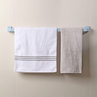 Primo ราวพาดผ้าพลาสติก รุ่น Aero-01 ขนาด 66x4x6 ซม. สีฟ้า