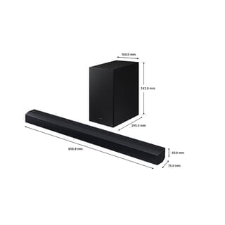 SAMSUNG  ซาวด์บาร์ รุ่น HW-C450/XT สีดำ