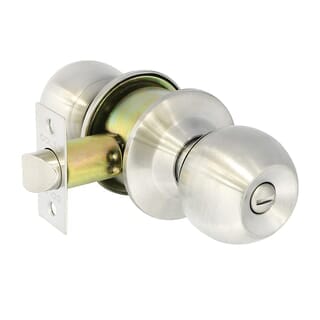 COLT ลูกบิดห้องน้ำ จานเล็ก สเตนเลส-304 รุ่น 8322-302 SS สีสเตนเลส