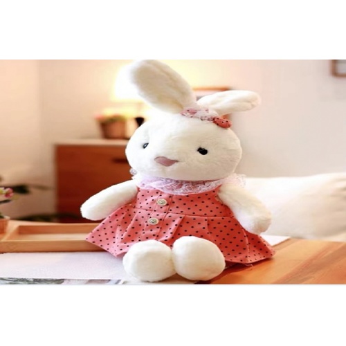 USUPSO ตุ๊กตากระต่ายใส่กระโปรง ขนาด 25ซม. (#BN9)