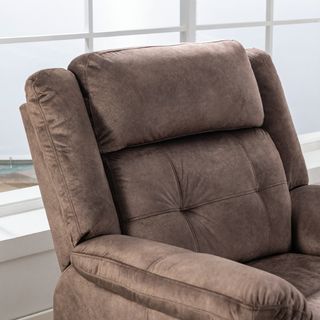PULITO เก้าอี้พักผ่อนผ้าปรับระดับไฟฟ้า 1 ที่นั่ง รุ่น LINCOLN ขนาด 99x96x101.5 ซม. สีน้ำตาล 