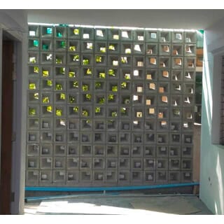 วีบล็อค อิฐบล็อกช่องลมลาย ลายมิติ 5 B ขนาด 19x19x9ซม.