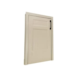 CLOSE  บานถังแก๊ส uPVC  LIMA ขนาด 50x75 ซม. Vacuum สีเบจ 