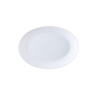 ADAMAS จานเปล 13” BRIDE130 สีขาว