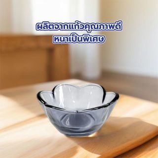 COZY แก้วใส่เทียน รุ่น FLORA ขนาด 9x9x4ซม. สีโปร่งใส