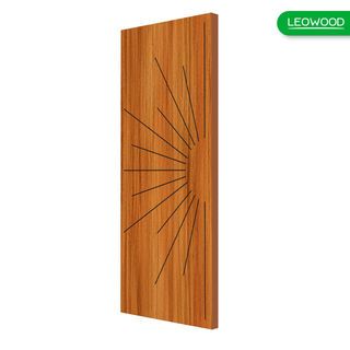 LEOWOOD ประตูไม้เคลือบเมลามีน DoorX Platinum ลาย 1 ขนาด 80x200 ซม. สีบาซิลเลี่ยนทีค