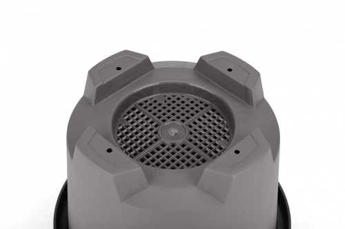 Tree  O กระถางต้นไม้ รุ่น 6PY007-GY ขนาด 27 x 27 x 18.5 ซม. (12นิ้ว) สีเทา