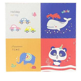 NINO WORLD ชุดแผ่นปูพื้นจิ๊กซอว์ Whale (4 แผ่น) PD-01-1 ขนาด 60x60x1.2 cm. คละลาย