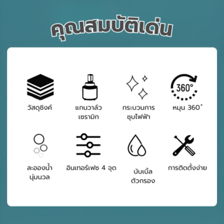 Iris ก๊อกอ่างล้างจานแบบติดผนังตัว C รุ่น ดีว่า 702-8