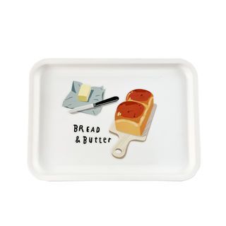 NIBIRU ถาดอเนกประสงค์สี่เหลี่ยม 17.5x24.5x2 CM. BUTTER คละลาย