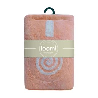 loomi ผ้าขนหนู 70x140 ซม. (27x55 นิ้ว)รุ่น TPDK-01 สีชมพู