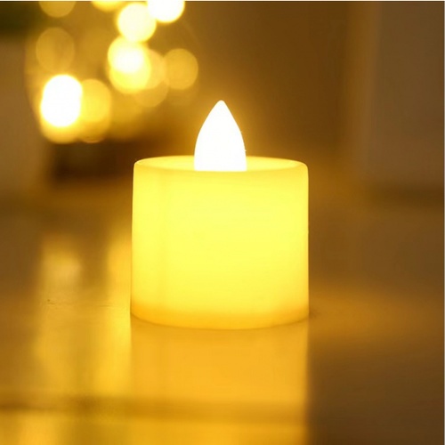 COZY ชุดเทียน LED 6ชิ้น/ชุด รุ่น MINIS ขนาด 7.5x12x4.5 ซม. สีเบจ