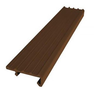 MAC จมูกบันได PVC หน้ากว้าง 38 มม. ยาว 2 เมตร รุ่นDF38-20B1 สีน้ำตาลเข้ม