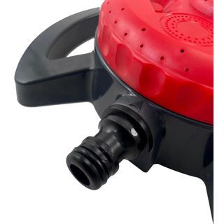 Aquastar สปริงเกลอร์รดน้ำสนาม ปรับหัวได้ 8 รูปแบบ รุ่น15081A สีเเดงเทา