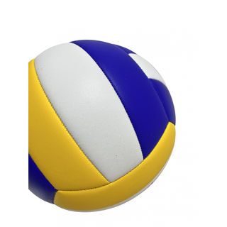 FORTEM ลูกวอลเลย์บอล PVC เบอร์ 5 รุ่น VBG01 ขนาด Φ21 ซม. สีน้ำเงิน-เหลือง  แถมเข็มก๊าซ