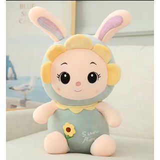 KOJI ตุ๊กตากระต่ายใส่ชุดดอกทานตะวันแบบนั่ง รุ่น KOJI-11 ขนาด30x35ซม. 