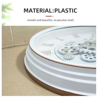 COZY นาฬิกาแขวนผนัง  รุ่น OCTAVIA  ขนาด 45x45x7.5 ซม.  สีขาว