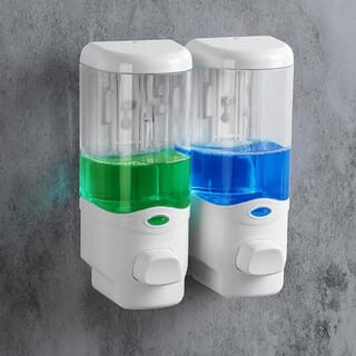 Primo ที่กดสบู่เหลว 1 ช่อง ความจุ 300 มล. รุ่น SD04 ขนาด 8x7.1x17.7ซม. สีขาว