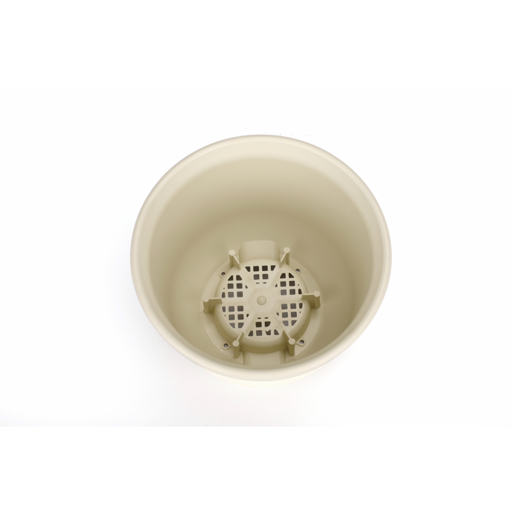 Tree O กระถางต้นไม้ทรงกลม รุ่น 6PY002-BE ขนาด19X13ซม. (8นิ้ว) สีน้ำตาลอ่อน