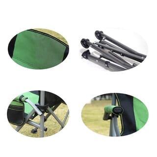 SUMMER SET เก้าอี้แคมป์ปิ้ง รุ่น YOKO-05 50x55x91 ซม. สีเขียวเข้ม