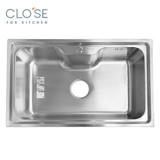 CLOSE อ่างล้างจาน 1หลุมไม่มีที่พัก 80x50x23 ซม. ALDEN
