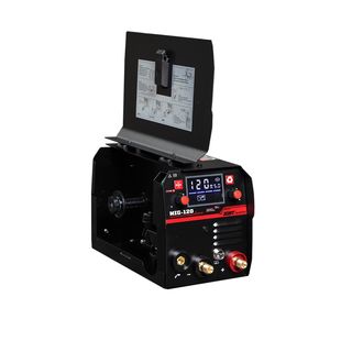 BISON เครื่องเชื่อม INVERTER MIG/MMA 120แอมป์ (LCD) รุ่น MIG/MMA-120A1K   1 กก. ไม่ใช้แก๊ส