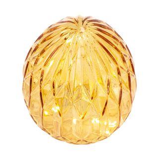 COZY เทียน LED รูปทรงไข่ รุ่น EASTER-OR ขนาด 14x14x19ซม. สีส้ม