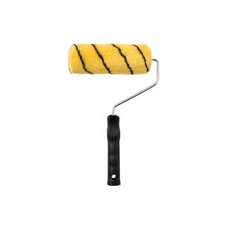 PRO Renovator ลูกกลิ้งทาสีพร้อมด้าม 7นิ้ว (ขนยาว12มม.) รุ่น GBH-RSPR-2 สีเหลือง-ดำ