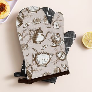 NIBIRU ถุงมือกันความร้อน IRINA สีน้ำตาล