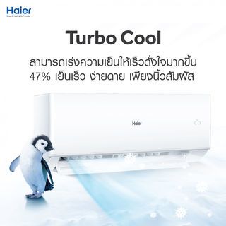 Haier เครื่องปรับอากาศ Fix Speed 17000 BTU HSU-18CQRD03T
