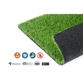 POLLO หญ้าเทียมตกแต่ง รุ่นGreenland-S711 ขนาด7มม. กว้าง1เมตร x ยาว1 เมตร สีเขียวอ่อน 