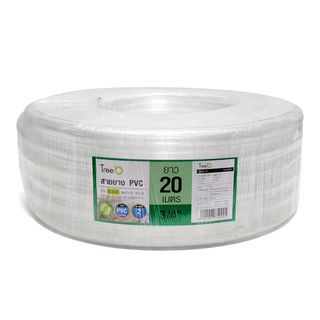 Tree’O สายยาง พีวีซี  รุ่นPCHT19-20 ขนาด 3/4” x20M สีใส