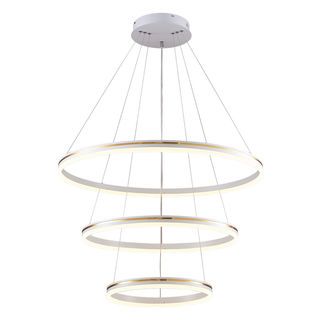 EILON ไฟแขวนเพดานโมเดิร์น 220W รุ่น EXDD-BCXD66532/40+60+80 สีเทา-ขาว