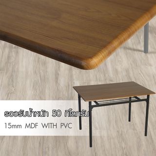 Delicato ชุดโต๊ะอาหาร 4 ที่นั่ง รุ่น Kaito โต๊ะ:110X70X76ซม. เก้าอี้:45x48.5x84.5ซม. สีน้ำตาลเข้ม