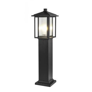 EILON โคมไฟสนาม ทรงสี่เหลี่ยม ขั้ว E27 สูง 72 Cm. รุ่น Nabee MV213-PS สีดำ