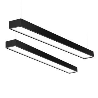 EILON โคมไฟ T8 รางคู่แขวนเพดาน ขั้วG13 รุ่น EBGD-SGT8-D120 สีดำ