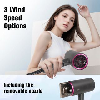 BENKA ไดร์เป่าผมพับได้ 1700 วัตต์ รุ่น BA05 สีดำ