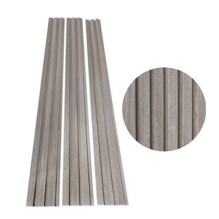 GREAT WOOD ไม้ฝ้าระแนง WPC W195  19.5x1.15x290 ซม. Warm gray