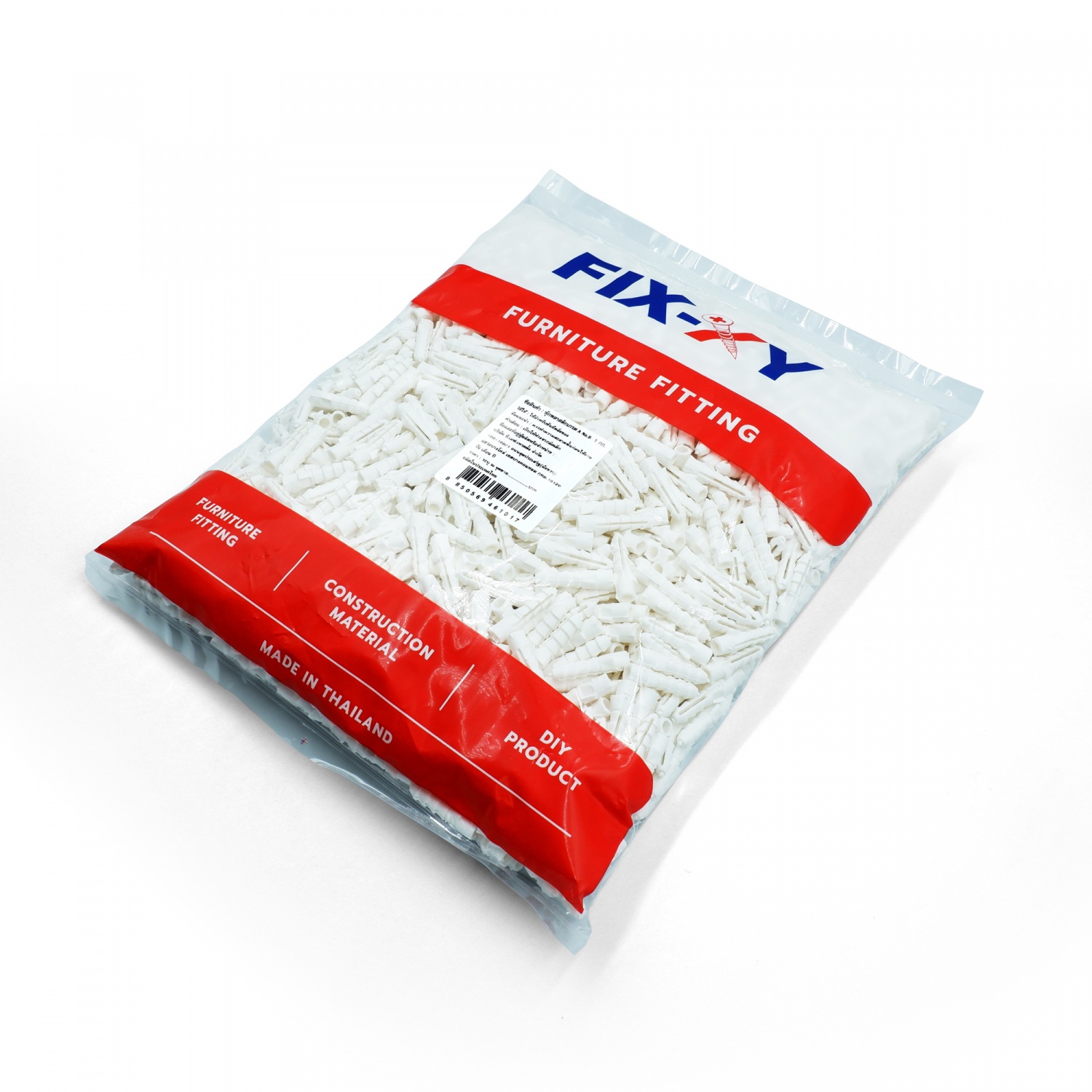 FIX-XY พุ๊กพลาสติกเกรด A No.6 ขนาด 1กก.