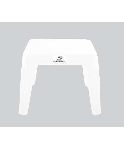 SUMMER SET โต๊ะพลาสติก รุ่นแฟนซี FT-227/A สีขาว 